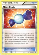 Rare Candy - Uncommon - Pokemon Card  XY05 - Primal Clash - 135/160