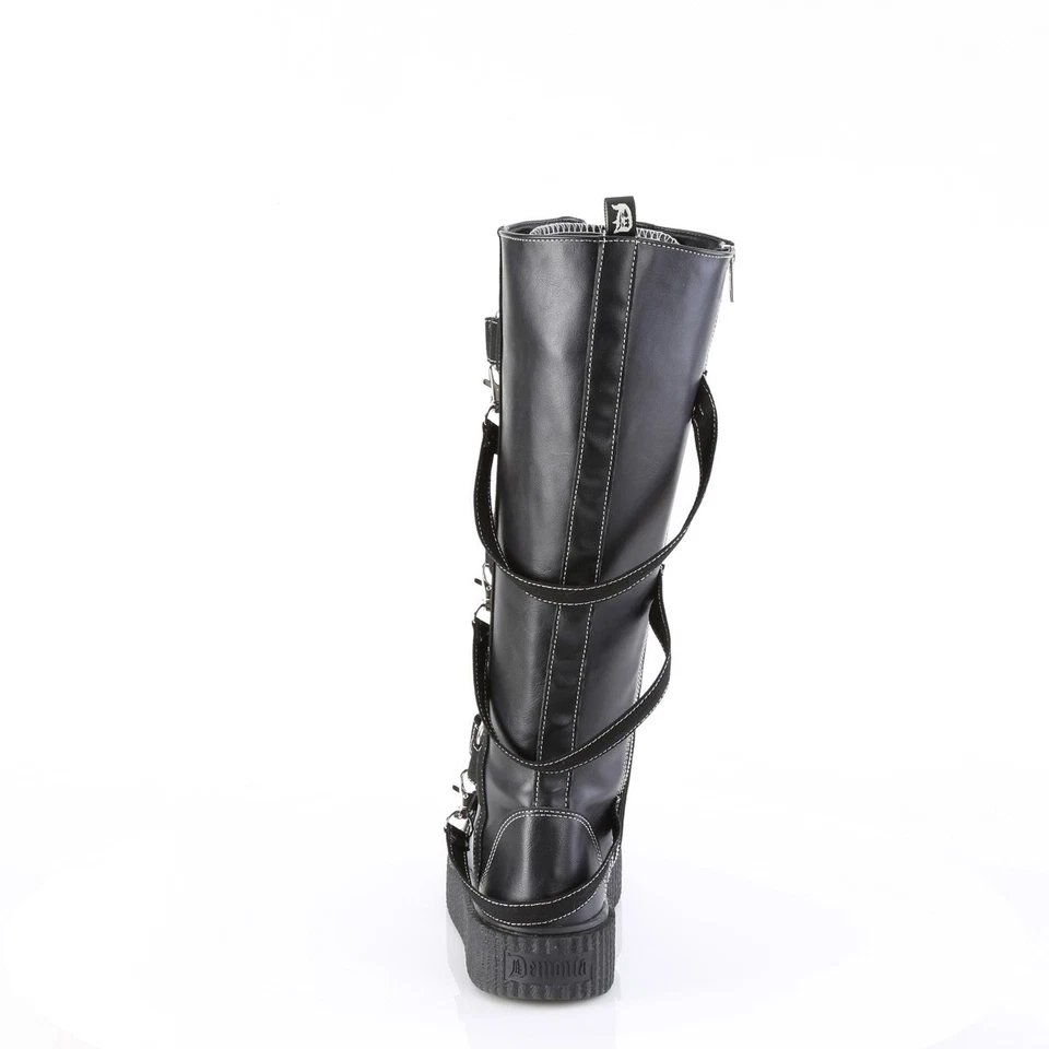 ZAPATILLAS ALTAS CON SUELA DE GOMA DE 1,5" PARA HOMBRE. CREEPER. GANCHO N CREMALLERA 4 5 6 7 8 9 10 11 Foto 3 de 4