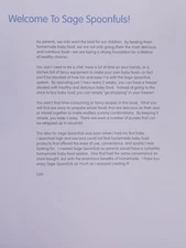 Sage Spoonfuls Simple Recipes, Healthy Meals & Happy Babies by Liza Huber, Good