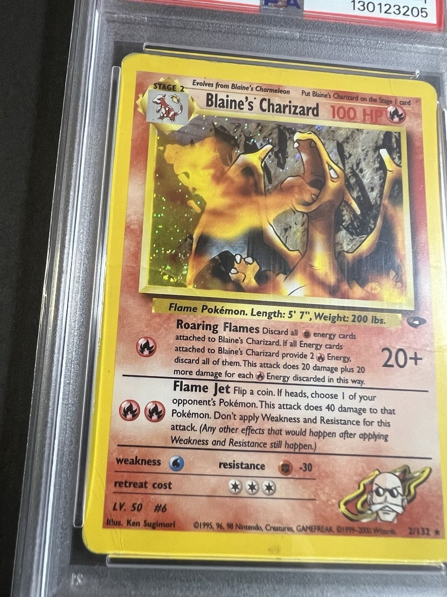 Blaine's Charizard 2/132 Gym Challenge Holo for sale online | eBay