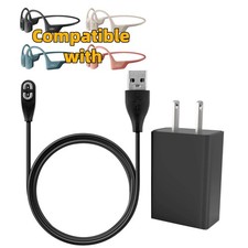 Magnetic USB Charger for Aftershokz OpenRun Pro/Mini/Aeropex AS800/OpenComm