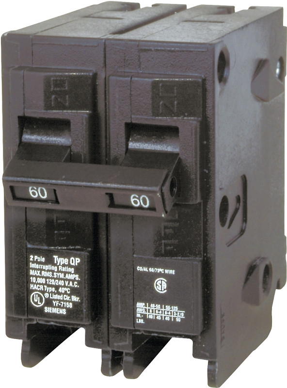 Q260 60-Amp Double Pole Type QP Circuit Breaker