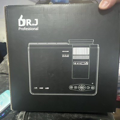 DR. J Professional Mini Portable Theater Projector HI-04 NEW IN OPEN BOX