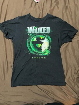 Wicked London West End Broadway Musical Graphic T Shirt Size M