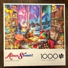 Buffalo Aimee Stewart Winter Reading Nook 1000 Piece Puzzle