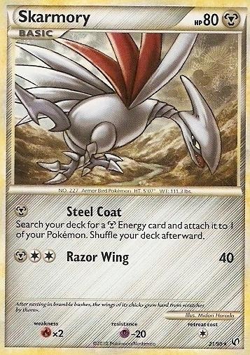 Skarmory - 21/90 - Rare - NM - Undaunted