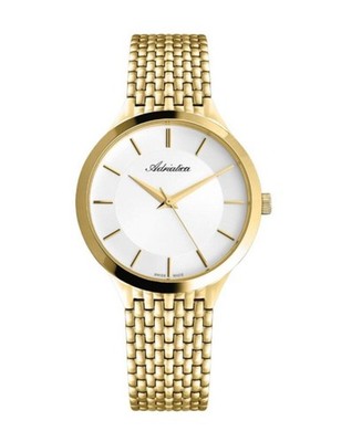 ADRIATICA Men Quartz Casual Watch Classic Dress Silver Dial Waterproof Swiss