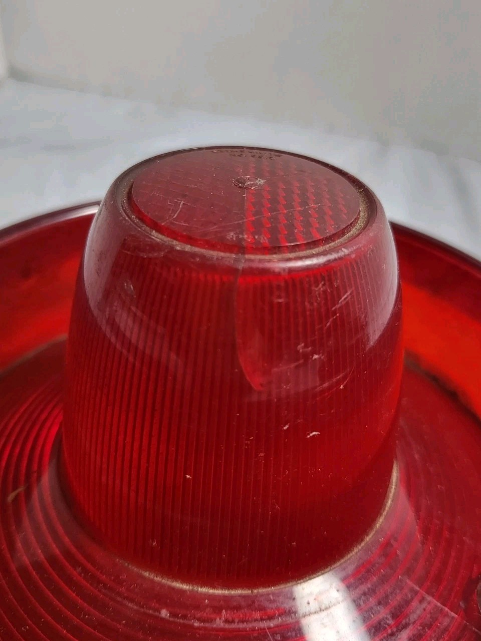 PAIR OEM 1953 1954 Ford by Stimsonite Tail Stop Directional Light Lens FRST-53