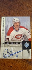 Guy Carbonneau Auto – 2011-12 Upper Deck Ultimate Signatures – Canadiens HOF