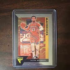 Panini 2020-21 Flux Jalen Brunson Dallas Mavericks #39 NBA Base Set Card