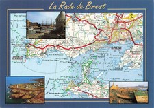 29 BREST LE CHATEAU LA POINTE ST MATHIEU ET LE PORT DE CAMAR