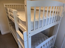 Noa and Nani Wooden Bunk Bed with 2 Mattresses | Can be split into 2 singles