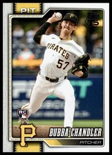 Bubba Chandler 2026 Topps #283 RC Pittsburgh Pirates Rookie