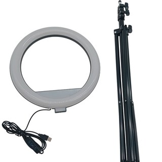 EQUATECH 13 Inch LED Tripod Ring Light with Stand Adjustable Brightness