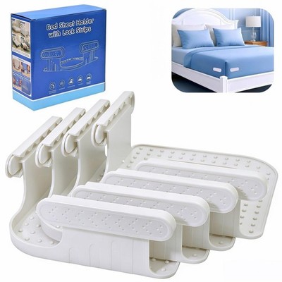 Bed Sheet Holders for Corners, Lock Sheet Holders, 4Pcs Fitted Sheet Holders ...