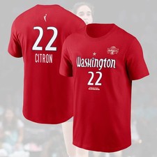 Sonia Citron #22 Washington Mystics 2026 Player Name & Number XXL 2XL