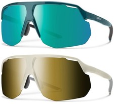 Smith Optics Motive ChromaPop Wrap Sunglasses w/ Bonus Lens 20677 Made In Taiwan