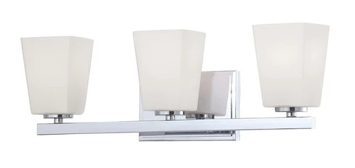 Minka Lavery 6543 3 Light Bathroom Vanity Light - Chrome - Picture 1 of 1