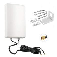 11dBi High Gain 2x2 MIMO Panel Antenna for 4G LTE Cellular Hotspots, Routers,...