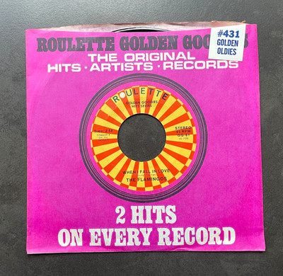 7'' The Flamingos - When I Fall In Love - US Roulette