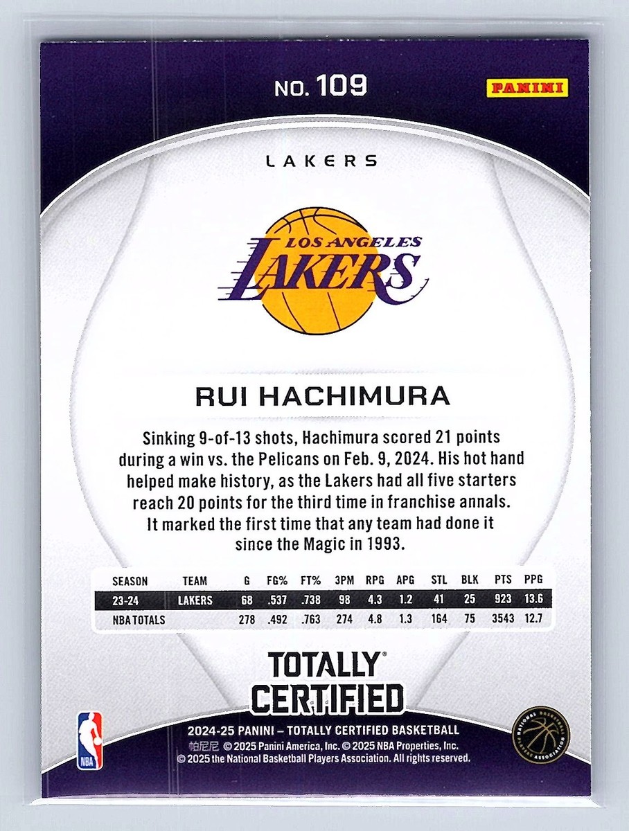 その他 Rui Hachimura Panini Absolute Memo PSA10 Rui Hachimura 19/20 Panini Prizm Rookie #255 PSA 9 | eBay