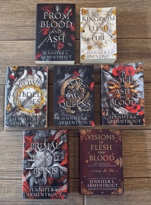 Blood and Ash Book Set x7 - includes Visions of Flesh and Blood - Armentrout