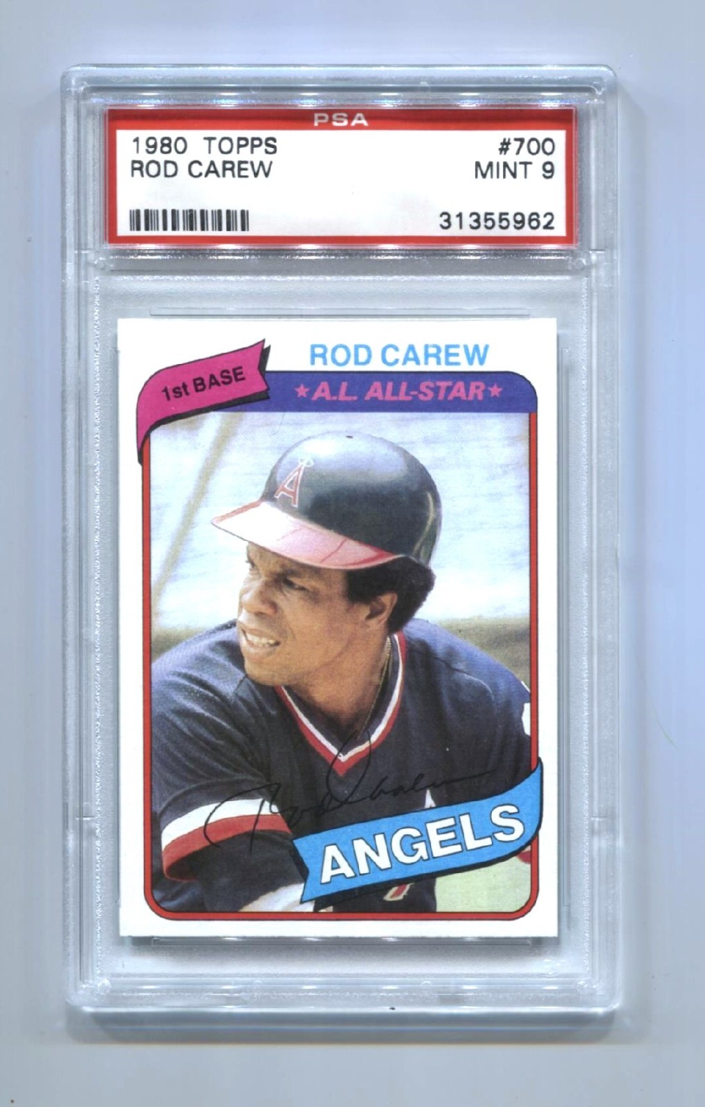 1980 Topps #700 Rod Carew PSA 9