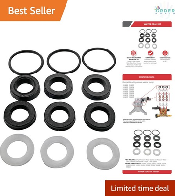 #ad Water Seal Kit for Pressure Washer Pumps Replacement Leak Prevention Compat... $40.97