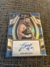 2023 Panini Prizm Wwe Cruz Del Toro Silver Prizm Auto PWE ￼