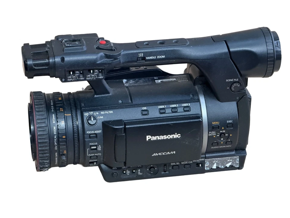 Panasonic AG-AC160A AVCCAM HD Camcorder– 30 Day Warranty! (DA0219) AC160 - Image 2 of 4