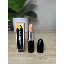 MAC MACximal Sleek Satin Lipstick 833 Creme D'Nude Peach Beige Nude 0.12oz NEW