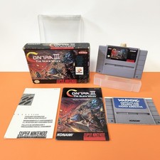 CONSRA III 3 THE ALIEN WARS SUPER NINTENDO SNES USA COMPLETE PERFECT CIB image