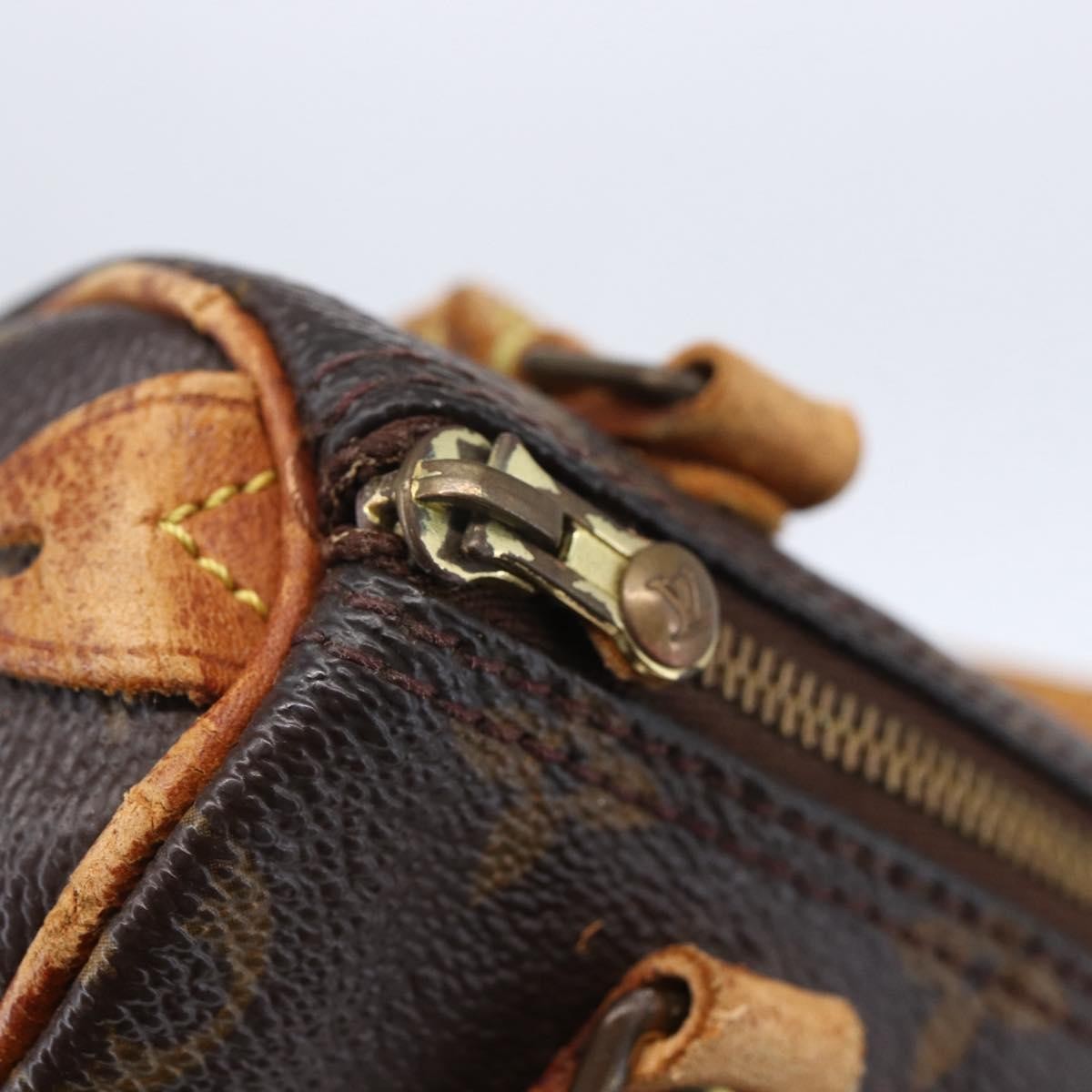 LOUIS VUITTON Monogram Mini Speedy Hand Bag M41534 LV Auth 151165