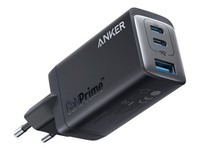 Anker 735 Netzteil Ganprime 65W, 2X USB-C, Usb Typ A, Schwarz