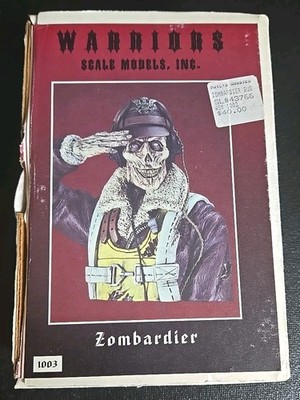 Warriors Scale Models Zombardier 1003 Resin Figure Kit Bust-NIB US Seller
