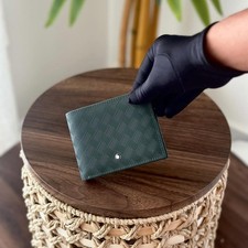 Montblanc Extreme 3.0 Authentic Leather Wallet 6CC British Green Full Box NIB