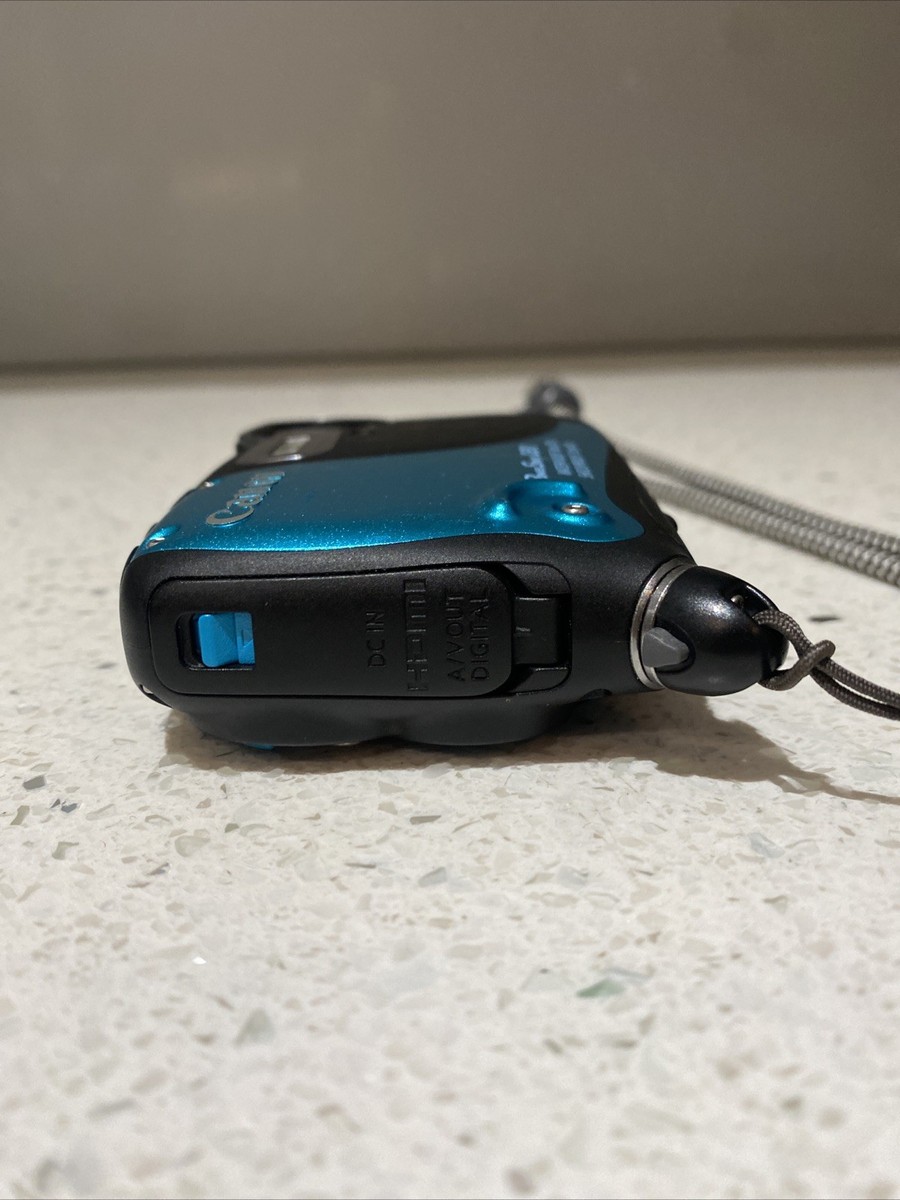 Canon PowerShot D20 12.1MP Digital Camera With Battery - Blue, Pl