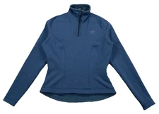 Arc’teryx 1/4 Zip Fleece Pullover Blue Canada Women’s XS