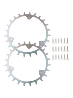 Enhanced Stability 252mm Traction Wheel for Lawn Mower Robot with Spikes