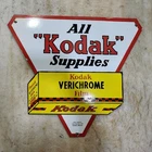 KODAK FILM 26 X 30 INCHES PORCELAIN ENAMEL SIGN