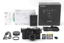  Top MINT Fujifilm X Series X10 12.0MP Digital Compact Camera Black From JAPAN