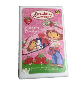 Strawberry Shortcake Band-Aids Kidz Health Reusable Vintage Box 2003