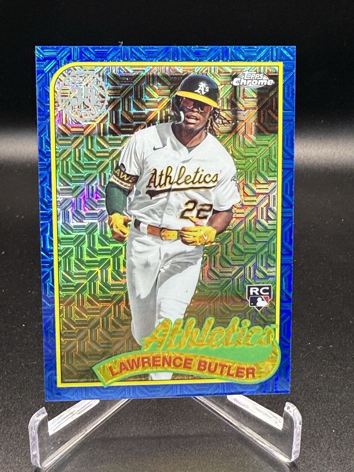 2024 Topps '89 Topps Silver Pack Chrome Blue Refractor Lawrence Butler 027/150