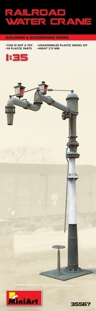 MIN35567 - Miniart 1:35 -  Railroad Water Crane