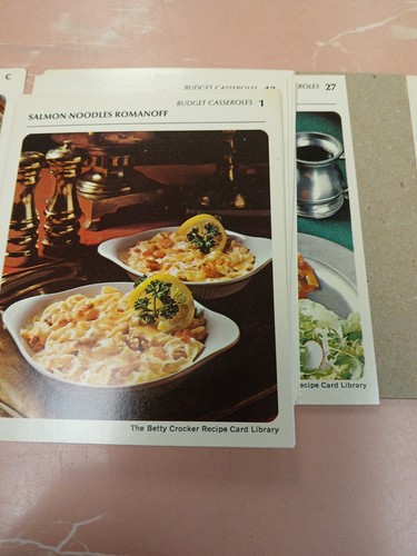 Betty Crocker Recipe Card Library C Budget Casseroles 27 CARDS ONLY Full C Set - Picture 3 of 4