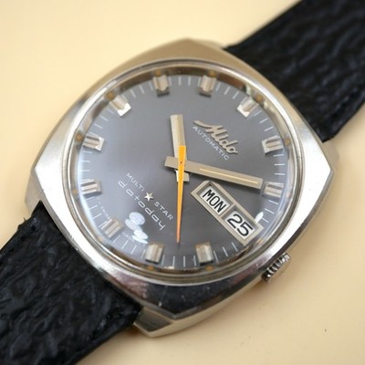 Mido Datoday Multi-Star Automatic Vintage Uhr - Cal. 1147-2 - Neuer alter Lagerbestand