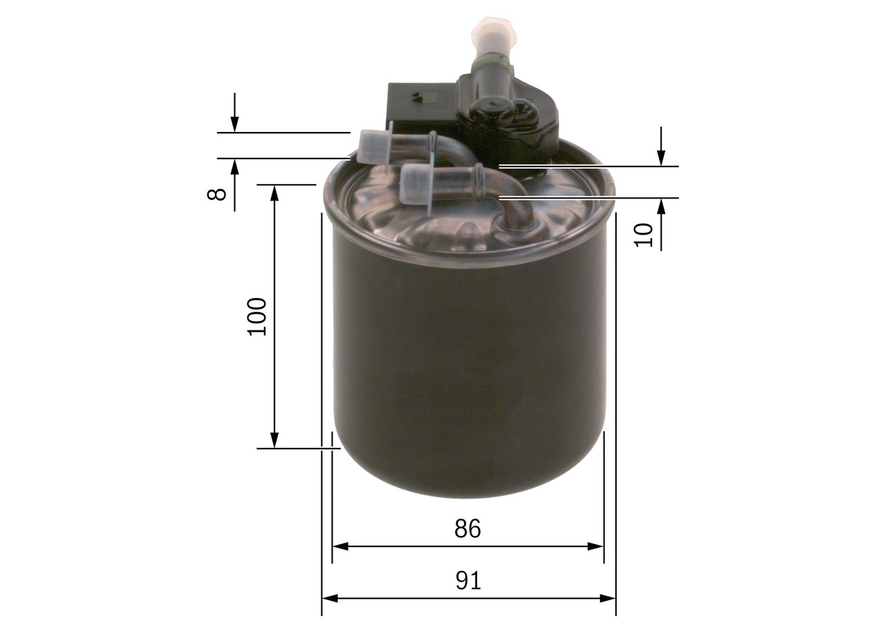 Fits BOSCH F 026 402 837 WIRED FILTER   ⭐UK Stock⭐
