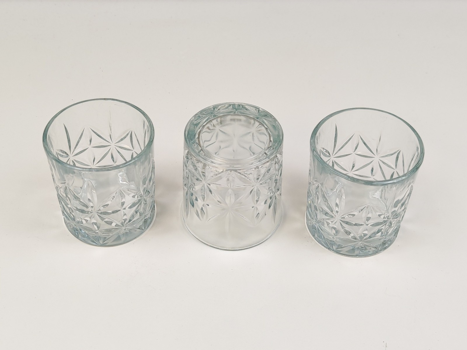 (READ) GEEZY Set of 3 Whisky Glasses 230ML – Elegant Transparent Drinking Tumb
