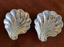 VINTAGE - FRANK W. SMITH - STERLING SILVER SHELL CANDY / NUT  DISHES, SET OF (2)