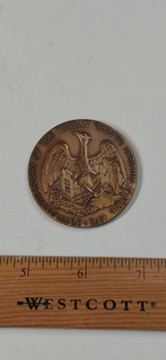 1973 Warsaw Ghetto Uprising 30th Anniversary Bronze Commemorative